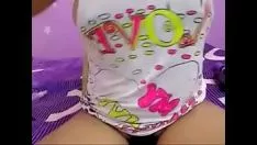 Reproduzir Missy de cabelo liso na webcam 1