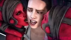Afspelen Rey heeft een visuele sensatie van hoe ze sith verstuikt door kamadevasfm