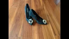 Play Hot senior high school-reheeled whiten sproutings wi1000t rubber jabbing and cumstroke